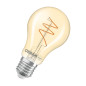 Preview: OSRAM LED Lampe Vintage 1906 CLASSIC A,B,P SLIM Filament 4.9W 927 Gold E27 Dimmbar Warmweiss 4058075836600