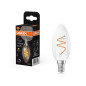 Preview: OSRAM LED Lampe Vintage 1906 CLASSIC A,B,P SLIM Filament 3.1W 927 Clear E14 Dimmbar Warmweiss 4058075836709