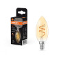 Preview: OSRAM LED Lampe Vintage 1906 CLASSIC A,B,P SLIM Filament 3.5W 922 Gold E14 Dimmbar Warmweiss 4058075836723