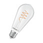 Preview: OSRAM LED Lampe Vintage 1906 Edison 3.4W 827 Clear E27 Warmweiss 4058075837027