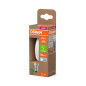 Preview: OSRAM LED Lampe CLASSIC B höchste Energieeffizienzklasse A 1.2W 840 Frosted E14 Neutralweiss 4058075839281