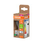 Preview: OSRAM LED Lampe CLASSIC P höchste Energieeffizienzklasse A 1.2W 840 Clear E27 Neutralweiss 4058075839366