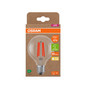 Preview: OSRAM LED Lampe LAMPS ENERGY CLASS A höchste Energieeffizienzklasse A Filament CLASSIC Globe 2.2W 827 Clear E27 Warmweiss 4058075839465