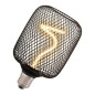 Preview: OSRAM LED Designleuchte DECOR SPIRAL Filament LAMP IN METAL HOUSING 3.5W 818 E27 Dimmbar Warmweiss 4058075840300
