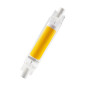 Preview: OSRAM LED Lampe SLIM LINE R7S 4.5W 827 Glas R7s Warmweiss 4058075840447