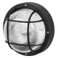 Preview: OSRAM Aussenleuchte Bulkhead Essential Round E27 Black 4058075845626