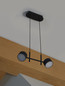 Preview: OSRAM LED Pendelleuchte Decor Kyoto 2XPendant 20W930 CLICK DIM Black Dimmbar Warm weiß 4058075846609