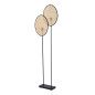 Preview: OSRAM Stehleuchte Decor Rattan Dandelion Floor 2XE27 Brown 4058075847286