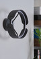Preview: OSRAM LED Wandleuchte Decor Curve Felt Wall 20W 830 Dark Grey Warm weiß 4058075847569