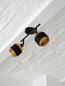 Preview: OSRAM LED Strahler Decor Spot Hornet 2X2.8W 827 E14 Black Warm weiß 4058075847767