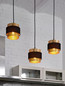 Preview: OSRAM Pendelleuchte Decor Hornet Pendant Linear 3XE27 Black 4058075847880