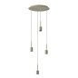 Preview: OSRAM Pendelleuchte Decor Needle Pendant Plate 4xE27 Beige 4058075848504