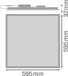 Preview: LEDVANCE LED Panel Performance 600mm DALI 33W 4000K 4099854015342