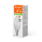 Preview: LEDVANCE LED CLASSIC B 4.9W 827 gefrostet E14 Lampe 470lm 2700K warmweiss wie 40W 4099854049309