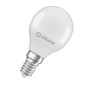 Preview: LEDVANCE LED CLASSIC 4.9W 865 gefrostet E14 Lampe 470lm 6500K tageslichtweiss wie 40W 4099854049446