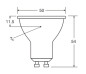 Preview: LEDVANCE LED PAR16 6.9W 840 GU10 Spot, Strahler 620lm 4000K neutralweiss wie 49W 4099854055133