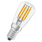 Preview: LEDVANCE LED SPECIAL T26 2.8W 827 klar E14 Lampe 250lm 2700K warmweiss wie 25W 4099854066320