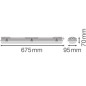 Preview: LEDVANCE DAMP PROOF Feuchtraumleuchtengehäuse GEN 3 60cm für 2 Röhren IP65 G13 4099854118074