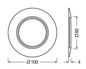 Preview: LEDVANCE SPOT RING Verkleinerungsring D100 weiss 4099854136511