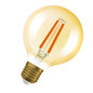 Preview: 2er Pack OSRAM LED Lampe Vintage 1906 CLASSIC Globe 7.2W 824 Gold E27 Dimmbar Warmweiss 4099854137808