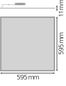 Preview: LEDVANCE BIOLUX HCL PANEL DALI GEN2 600 40W 4600lm 2700-6500K Tunable White, warm-zu-Kalt-Farbwechsel dimmbar 4099854140068