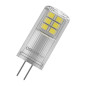 Preview: OSRAM LED Lampe PIN 12 V 2W 840 Clear G4 Dimmbar Neutralweiss 4099854154317