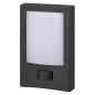 Preview: LEDVANCE LED Außenleuchte Endura Style Entrance Sensor Dark Gray Warmweiss 4099854185274