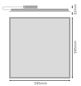 Preview: LEDVANCE PANEL ECO 600 UGR<19 36W 865 3600lm 6500K tageslichtweiss IP40/IP20 4099854187339