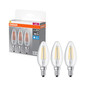 Preview: OSRAM LED Leuchtmittel LED BASE CLASSIC B 5.9W 865 Clear E14 Kaltweiss 4099854235412