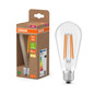 Preview: OSRAM LED Lampe LAMPS ENERGY CLASS A höchste Energieeffizienzklasse A Filament CLASSIC Edison 3.8W 827 Clear E27 Warmweiss 4099854235634