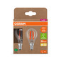 Preview: 2er Pack OSRAM LED Lampe CLASSIC P höchste Energieeffizienzklasse A 2.2W 827 Clear E14 Warmweiss 4099854255496