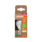 Preview: OSRAM LED Lampe CLASSIC P höchste Energieeffizienzklasse A 2.2W 827 Frosted E14 Warmweiss 4099854255755