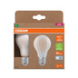 Preview: 2er Pack OSRAM LED Lampe LAMPS ENERGY CLASS A höchste Energieeffizienzklasse A Filament CLASSIC A 7.2W 840 Frosted E27 Neutralweiss 4099854259852