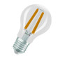 Preview: OSRAM LED Lampe CLASSIC A höchste Energieeffizienzklasse A 3.8W 827 Clear E27 Dimmbar Warmweiss 4099854265488