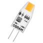 Preview: 5er Pack OSRAM LED Lampe BASE PIN G4 12 V 1W 827 Clear G4 Warmweiss 4099854340284