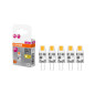 Preview: 5er Pack OSRAM LED Lampe BASE PIN G4 12 V 1W 827 Clear G4 Warmweiss 4099854340284