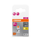 Preview: 5er Pack OSRAM LED Lampe BASE PIN G4 12 V 1W 827 Clear G4 Warmweiss 4099854340284