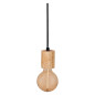 Preview: OSRAM Pendelleuchte Vintage 1906 PenduLum Cylinder Wood 4099854419454