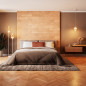 Preview: OSRAM Stehleuchte Decor Stick Floor Beige 2XE27 4099854440328