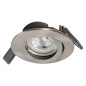 Preview: OSRAM LED Einbauleuchte LED SPOT RECESS TWISTLOCK GU10 Incl. Osram LED 4.3W GU10 Brushed Nickel Warm weiß 4099854444548