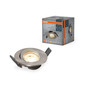 Preview: OSRAM LED Einbauleuchte LED SPOT RECESS TWISTLOCK GU10 Incl. Osram LED 4.3W GU10 Brushed Nickel Warm weiß 4099854444548