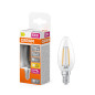 Preview: OSRAM LED Leuchtmittel LED Retrofit CLASSIC B DIM 1.8W 827 Clear E14 Dimmbar Warm weiß 4099854445040