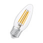 Preview: OSRAM LED Leuchtmittel LED Retrofit CLASSIC B DIM 3.4W 827 Clear E27 Dimmbar Warm weiß 4099854445439