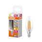 Preview: OSRAM LED Leuchtmittel LED Retrofit CLASSIC B DIM 3.4W 827 Clear E14 Dimmbar Warm weiß 4099854445712