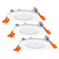 Preview: OSRAM LED Einbauleuchte LED SPOT AND DOWNLIGHT RECESS SLIM 3 x 85mm 3000K Warm weiß 4099854445866