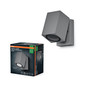 Preview: OSRAM Aussen-Wandleuchte Endura Classic Cube ADJ Wall Adjustable Wall Silver 4099854446252