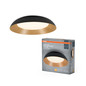 Preview: OSRAM LED Deckenleuchte Orbis Alva 505MM 36W 830 Click DIM Black and Wood Decor Dimmbar Warm weiß 4099854446337