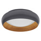 Preview: OSRAM LED Deckenleuchte Orbis Livia 300MM 16W 830 Click DIM Gray and Wood Decor Dimmbar Warm weiß 4099854448188