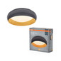 Preview: OSRAM LED Deckenleuchte Orbis Livia 300MM 16W 830 Click DIM Gray and Wood Decor Dimmbar Warm weiß 4099854448188