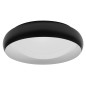 Preview: OSRAM LED Deckenleuchte Orbis Livia 430MM 24W 830 Click DIM Black and White Dimmbar Warm weiß 4099854448225